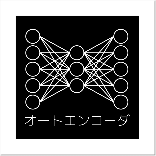 "AUTOENCODER" in Japanese Wall Art by Decamega